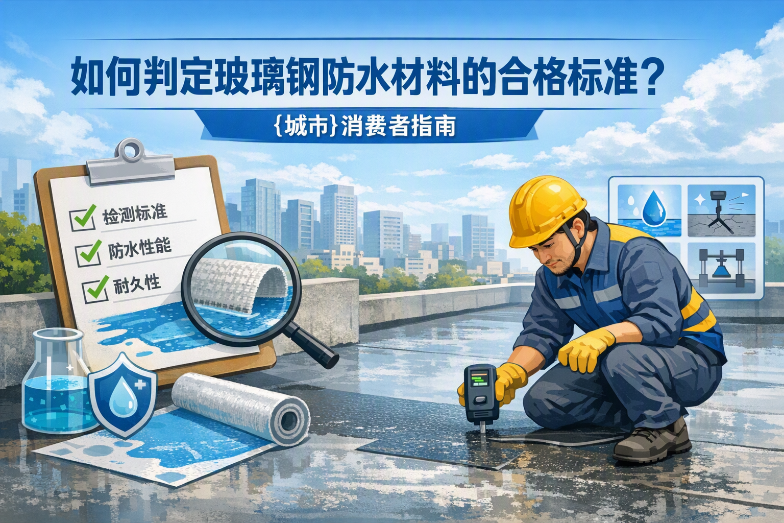 如何判定玻璃钢防水材料的合格标准？ 广元 消费者指南