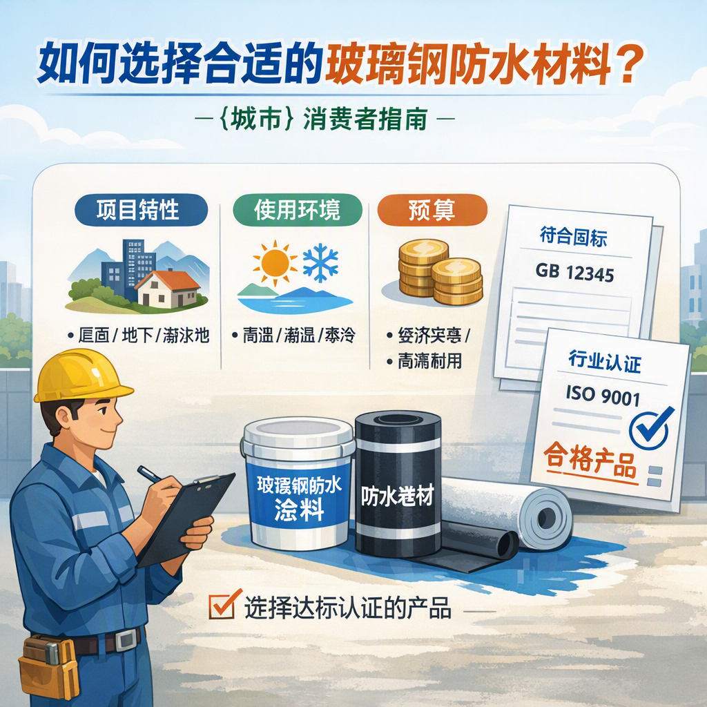 如何判定玻璃钢防水材料的合格标准？ 广元 消费者指南