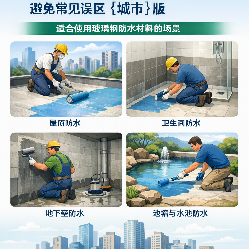 玻璃钢防水材料施工注意事项，避免常见误区 广元 版