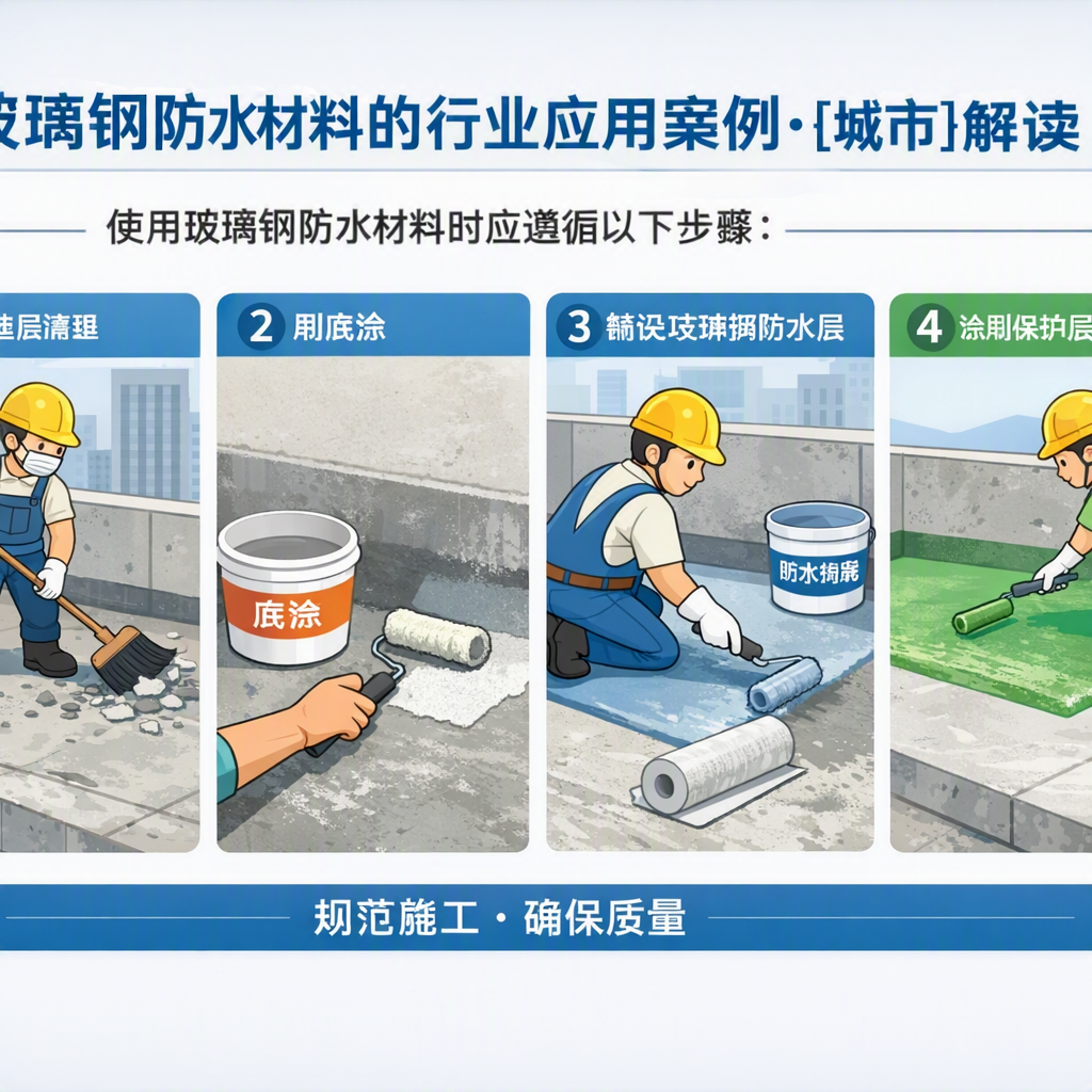 玻璃钢防水材料的行业应用案例,广元解读
