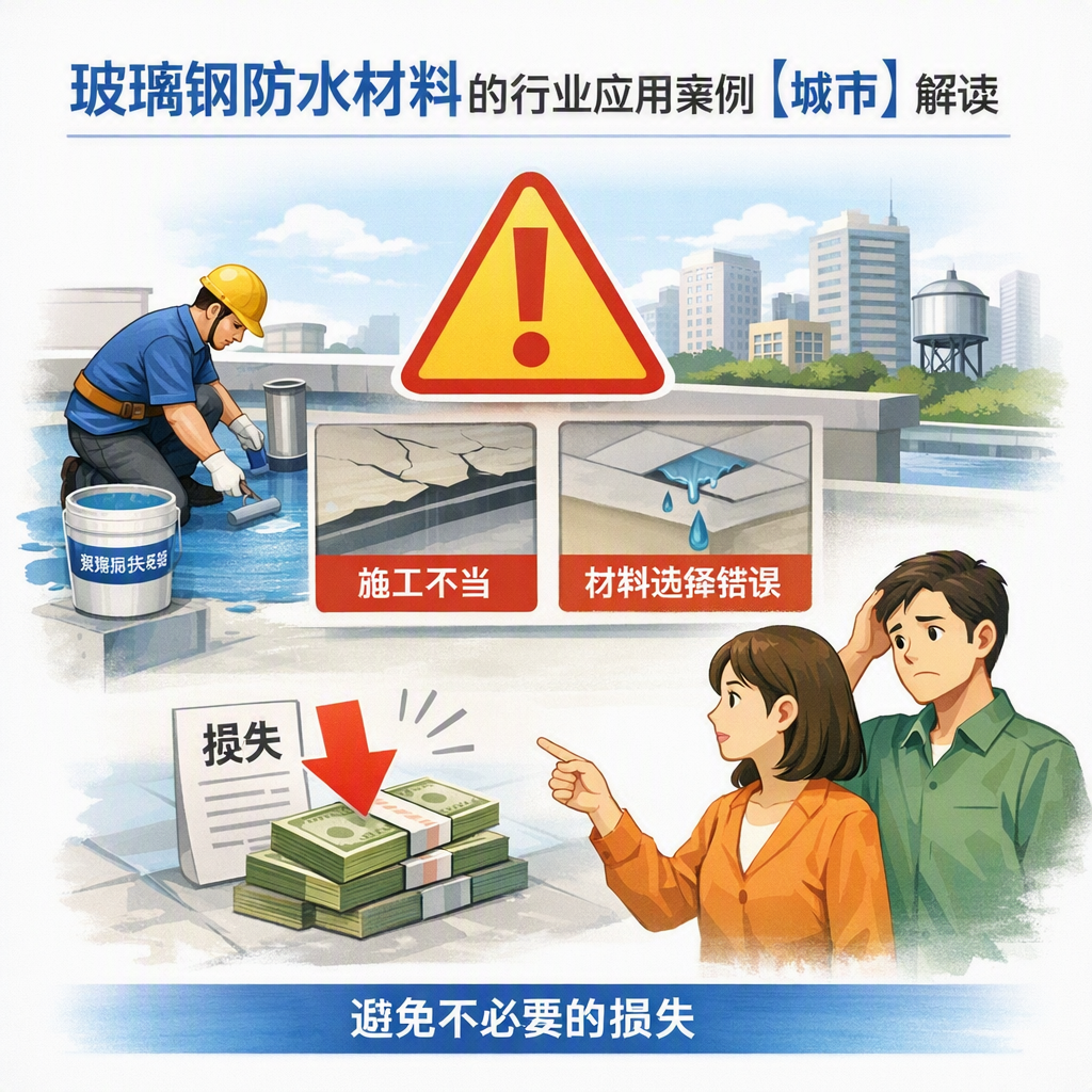 玻璃钢防水材料的行业应用案例,广元解读