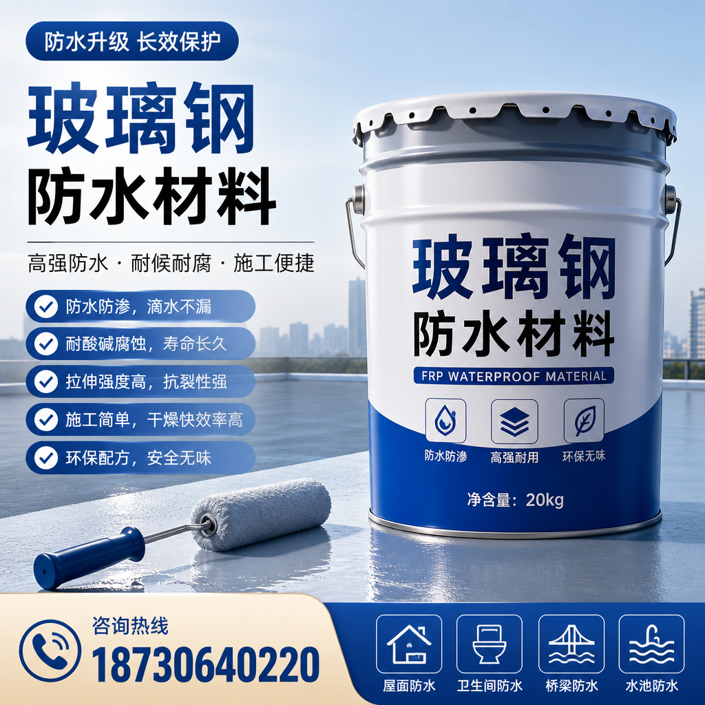 专家解析：玻璃钢防水材料的市场前景分析在 广元